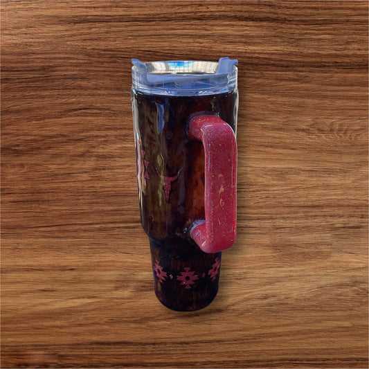 40 ounce stainless steel double wall insulated