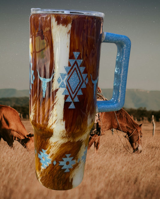 40 ounce stainless steel double wall insulated