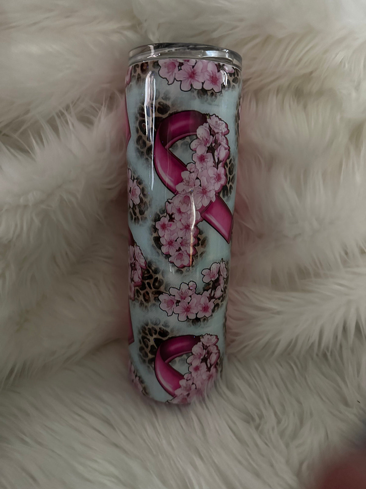 Breast Cancer Awareness Stainless Steel Tumbler