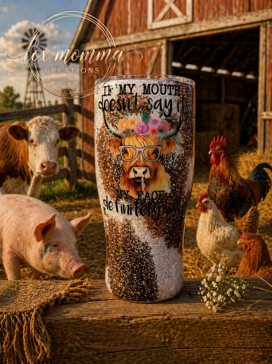 30 ounce traditional cow