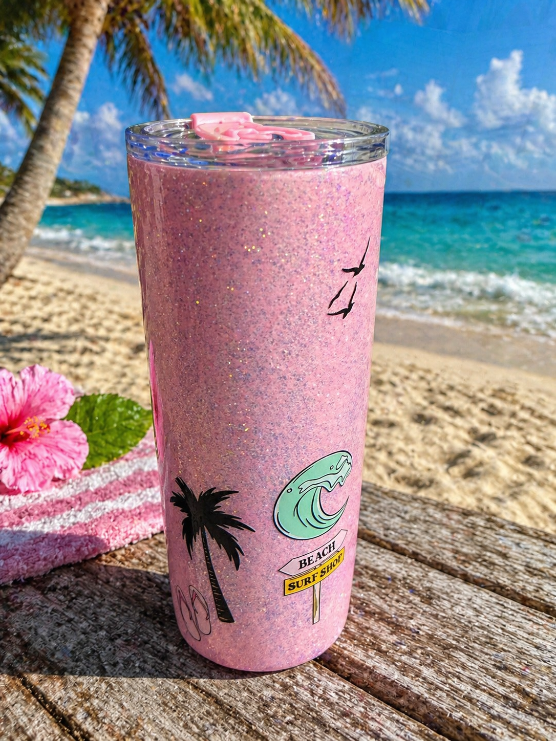 20 Ounce pink Flamingo