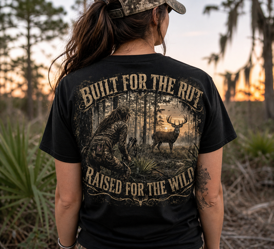 Female Deer Bow Hunter