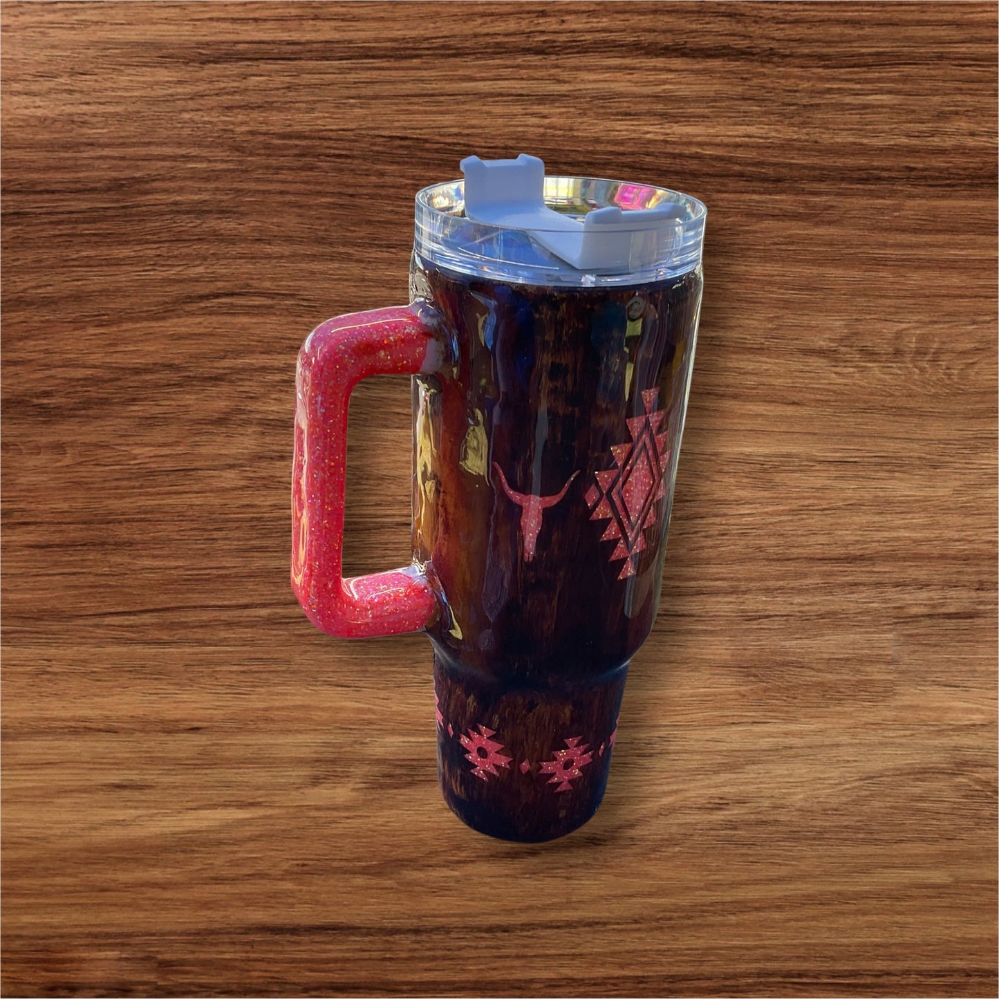 40 ounce stainless steel double wall insulated