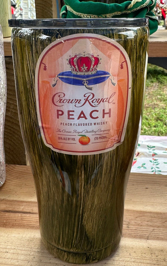 Peach Crown 30 ounce tumbler