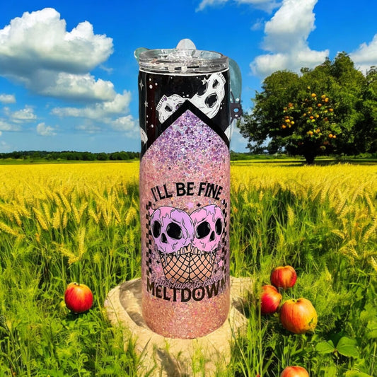 30 ounce skull ice cream meltdown cup