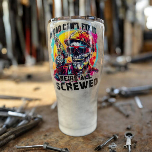 Mr. Fix It Dad Stainless Steel Tumbler, 30 oz