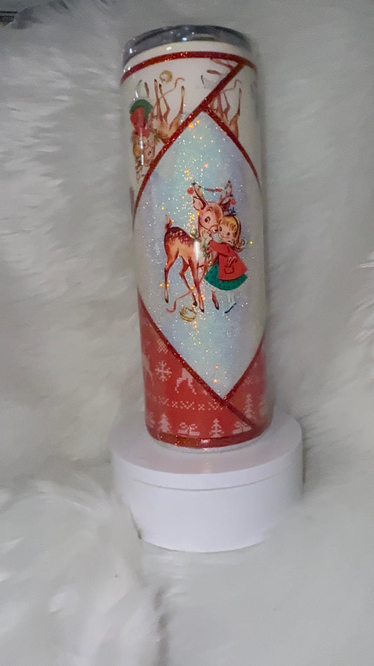 20 ounce classic Christmas tumbler